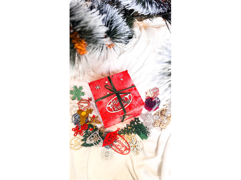 Set božičnih okraskov v škatlici 130586